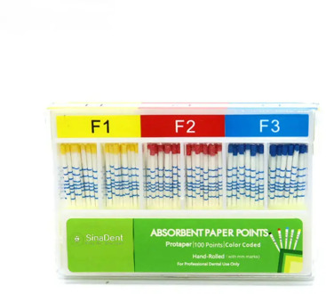 1Pack Dental Absorbent Paper Points with Length mm marked F1 F2 F3 04 06 Taper Root Canal Dental Materials