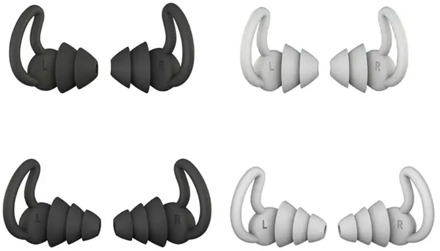1Pair 2/3 Layer Soft Silicone Ear Plugs Tapered Sleep Noise Reduction Earplugs Sound Insulation Ear Protector X6HB