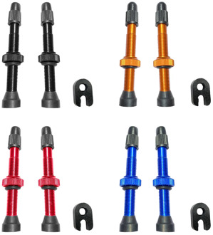 1Pair 54/62/74mm Bicycle Presta Valve for Road MTB Bicycle Tubeless Tires Brass Core Alloy Stem Tubeless Sealant Compatible