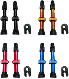 1Pair Bicycle 54mm Presta Valve for Road MTB Bicycle Tubeless Tires Brass Core Alloy Stem with Tool Tubeless Sealant Compatible