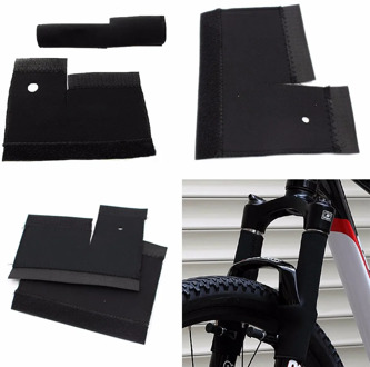 1Pair Bicycle Frame Chain Protector Cycling Mountain Bike Stay Front Fork Protection Guard Protective Pad Wrap Cover