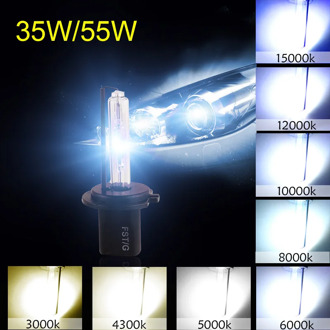 1Pair Car Headlight HID Xenon H7 Bulb 55W 3000K 4300K 5000K 6000K 8000K 10000K 12000K Auto Lamp 12V H7 Xenon Bulbs Fog Light