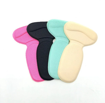 1pair T-shape Shoe Heel Pad Grips Shoe Insert Insoles Foot Heel Protector Cushion Pads for Women Heel Grips Liner Arch Support
