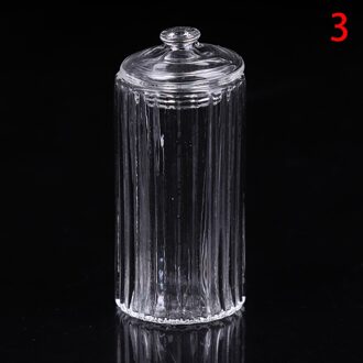 1pc 1/12 Scale Dollhouse Miniature Food Snacks Glass Jars Candy Bar Food Jar Kitchen Decoration Dolls Accessories 3