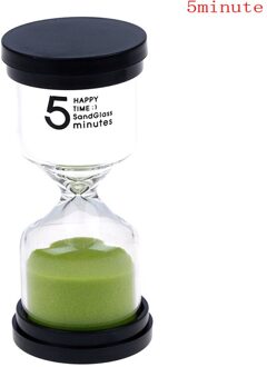 1Pc 1/3/5/10/15/20/30 Minuten Zandloper Timer voor Kinderen borstel Teeth7 Kleuren Thuis Ornament Desktop Mini Zand Klok Timers 5 Minutes