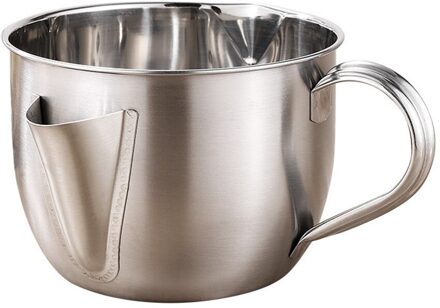 1Pc 1000Ml Multifunctionele Rvs Hittebestendig En Te Gebruiken Gravy Olie Soep Vet Separator Vet olieman Filter Kom