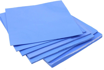 1pc 100mmx100mmx0.5mm GPU Northbridge IC LED Chipset Heatsink Cooling Conductive Silicone Thermal Pad,100x100x0.5mm w/ 3.2W/M-K