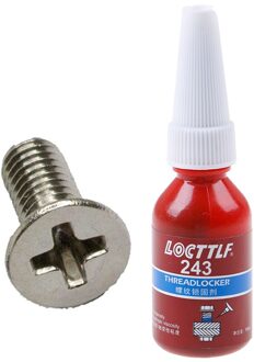 1Pc 10Ml Schroef Lijm Draad Borgmiddel Anaërobe Lijm 243 Lijm Olie Weerstand Snelle Uitharding Voor Alle Soorten van Metalen Draad