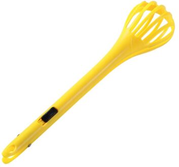 1Pc 11.2In Keuken Tang Nylon Ei Garde Klopper Snorhaar Voedsel Tang Salade Mixer Voor Koken Mengen Barbecue Ei Garde beater Thuis geel