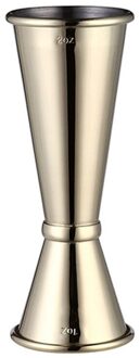 1Pc 12.2X4.6Cm Rvs Cocktail Schaal Cup Bar Accessoires Keuken Dubbele Kop Maatbeker Bartending Meten cup 04