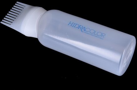 1Pc 120Ml Professionele Haarverf Fles Applicator Borstel Doseren Salon Haarkleuring Verven Haar Stomerij Fles wit