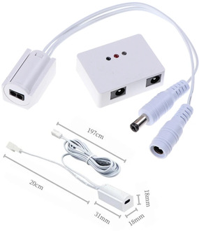 1pc 12V-24VDC Hand Sweep Sensor Switch Kitchen Under Cabinet Wardrobe LED Lights Accessories Hand Wave Control Switch for Strip