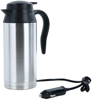1Pc 12V 750Ml Rvs Waterkoker Auto Waterkoker Boiler Elektrische Cup Waterkoker