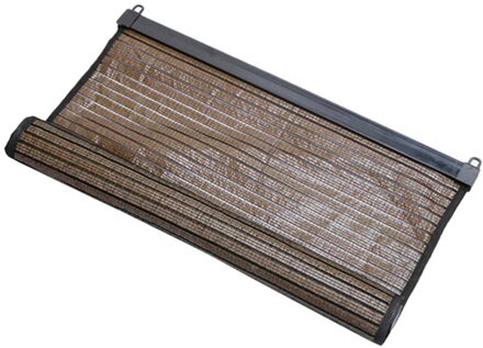 1Pc 135X60Cm Rolgordijnen Ponsen Gratis Zonnescherm Gordijn Voor Thuis Slaapkamer Woonkamer Winkel (bruin)