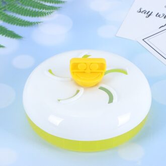 1Pc 14Cm Multipurpose Brede Geschiktheid Hamster Muizen Gerbil Rat Oefening Wiel Pp Run Disc Kleine Dieren Huisdier Speelgoed (Pi geel