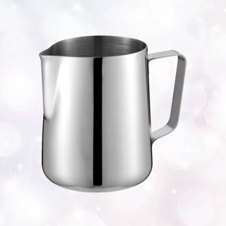 1Pc 150Ml Rvs Bloempot Cup Waterkoker Koffie Kopjes En Schoteltjes (Zilver) zilver 3