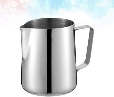 1Pc 150Ml Rvs Bloempot Cup Waterkoker Koffie Kopjes En Schoteltjes (Zilver) zilver 4