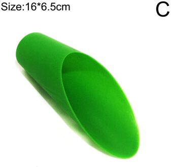 1Pc 16*6.5Cm Plastic Spade Schop Cup Succulent Diy Bonsai Bloem Plant Helper Mini Tuingereedschap groen