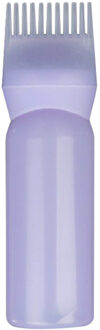 1PC 170ml Pro Salon Haarkleuring Verven Dye Fles Applicator Doseren Brush Tool Paars