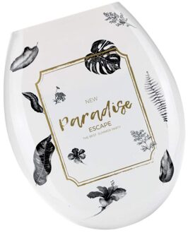 1Pc 18 Inch Verdikking Gedrukt Wc-deksel U-Vormige Toilet Seat Cover Universele Wc Deksel Creatieve Patronen Wc zee gouden eaf