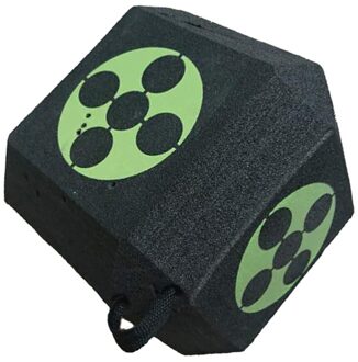 1Pc 18 Kanten 3D Doel Cube Xpe Doel Met Een Grote Size Training Accessoires (Zwart)