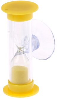1Pc 2 Minuten Mini Glas Zand Klok Voor Tanden Gadget Tandenborstel Swivel Zand Timer Douche Timer Multicolor Kids Zandloper