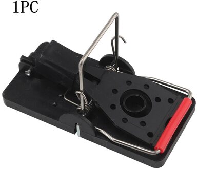 1Pc/2 Uds Alta Calidad Reutilizable Trampa Para Ratas Trampas Para Ratones Carnada De Broche Trampa Con Muelle para Roedores 1stk rood