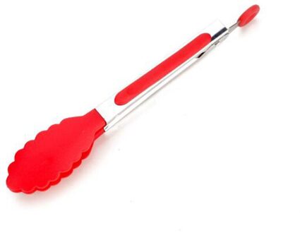 1Pc 20cm Siliconen Voedsel Clip Multifunctionele Gel Klem Keuken Tang Dessert Clip Broodrooster Tang voor Koken Bakken Barbecue tool