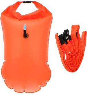 1Pc 20L Opblaasbare Levensreddende Zak Praktische Duiken Airbag Boei Tas Float Zak oranje