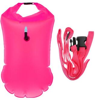 1Pc 20L Opblaasbare Levensreddende Zak Praktische Duiken Airbag Boei Tas Float Zak roze
