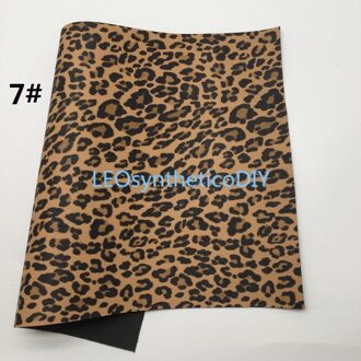 1PC 21X29CM Leopard Printed Faux Leather Fabric, Synthetic Leather Fabric Leather Sheets For Making Bows LEOsyntheticoDIY T420A 7