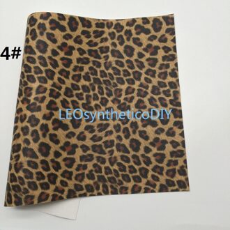 1PC 21X29CM Leopard Printed Faux Leather Fabric, Synthetic Leather Fabric Leather Sheets For Making Bows LEOsyntheticoDIY T420A