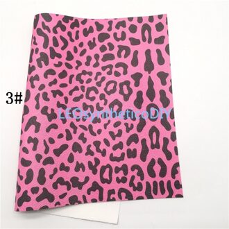 1Pc 21X29CM Luipaard Gedrukt Synthetisch Leer, Faux Leer Stof Pu Leer Voor Maken Bows Leosyntheticodiy 6S05A 3