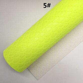 1PC 21X29CM Neon Mermaid Faux Leer Stof, synthetisch Leer Stof Lederen Lakens Voor Maken Bows LEOsyntheticoDIY T376 5