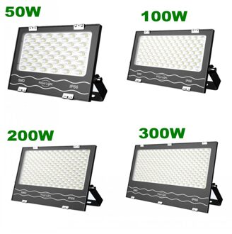 1Pc 220V 50W 100W 200W 300W 400W Bouwlamp Led Overstroming Licht Spot Lamp smd IP65 Voor Night Bouw Parking Indoor/Outdoor Deco 200W 220V