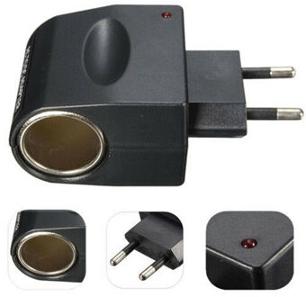 1Pc 220V AC naar 12V DC gebruik voor auto elektronische apparaten gebruik AC adapter met auto socket auto charger EU plug