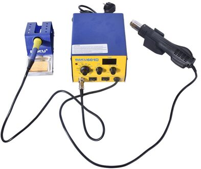 1Pc 220V Baku BK-601D Led Digital Display Air Smd Rework Station, Air Soldeer Station Bga Rework