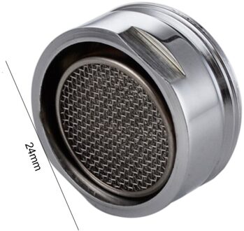 1Pc 24/28 Mm Abs Buitendraad Wastafel Kraan Waskolf Swivel Hoofd Verstelbare Sproeier Beluchter Connector Fijne Filter keuken Accessoires 24mm