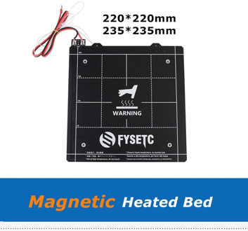 1pc 24V 220*220mm 235*235mm Magnentic Heatbed For Prusa i3 Anet A8 Ender-3 3D Printer Platform PCB Hotbed