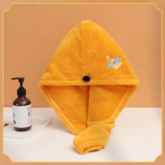 1Pc 25Cm X 65Cm Quick Dry Handdoeken Microfiber Stof Droog Haar Hoed Badmuts Lady Tulband Bad handdoek Absorberende Hat Cap # P35