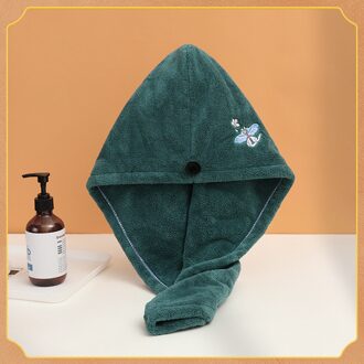 1Pc 25Cm X 65Cm Quick Dry Handdoeken Microfiber Stof Droog Haar Hoed Badmuts Lady Tulband Bad handdoek Absorberende Hat Cap # P35