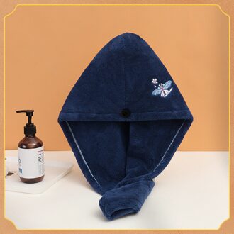 1Pc 25Cm X 65Cm Quick Dry Handdoeken Microfiber Stof Droog Haar Hoed Badmuts Lady Tulband Bad handdoek Absorberende Hat Cap # P35