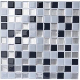 1Pc 25X25Cm 3D Vierkante Zelfklevende Behang Huishouden Eenvoudige Muurstickers Tv Achtergrond Muurstickers