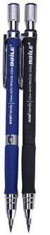 1Pc 2B 2.0Mm Blauw Zwart Lood Houder Pen Mechanische Potloden Opstellen Tekening Potlood Voor Schetsen School Kantoorbenodigdheden