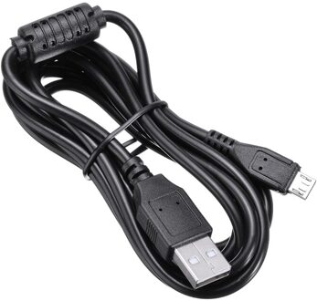 1PC 2m Zwart Vernikkeld Usb-oplaadkabel Cord Draad Voor PS4 DualShock 4 P-laystation 4 controllers