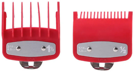 1PC/2PCS Professional Cutting Guide Comb Hair Clipper Limit Comb with Metal Clip Q0KD