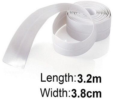 1Pc 3.2M Badkamer Keuken Douche Water Proof Mould Proof Tape Wastafel Bad Afdichtstrip Tape Zelfklevend waterdichte Gips