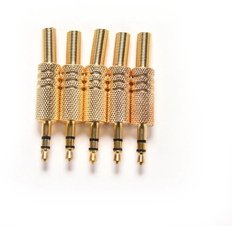 1pc 3.5mm Stereo Audio Jack Plug Mini 1/8Inch Jack Plug Headphone Male Plug Coax Cable Audio Adapter Connecter Soldering