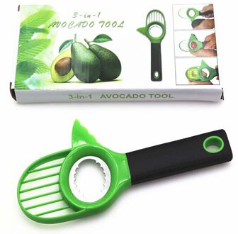 1Pc 3-In-1 Avocado Slicer Fruit Peeler Cutter Pulp Separator Voor Boter Snijden