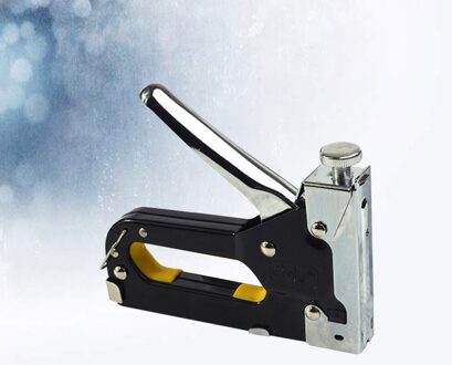 1Pc 3 In 1 Multi Functie U Nail Meerdere Gebruik Handleiding Nail Tool U Nail Nietje Apparaat Met 200 stuks 8Mm Deur Type Nagels 200Pcs 12Mm